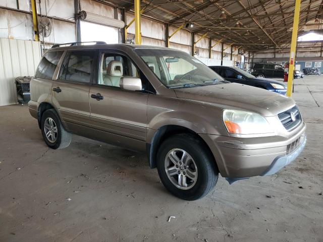 2HKYF18584H518177 - 2004 HONDA PILOT EXL TAN photo 4