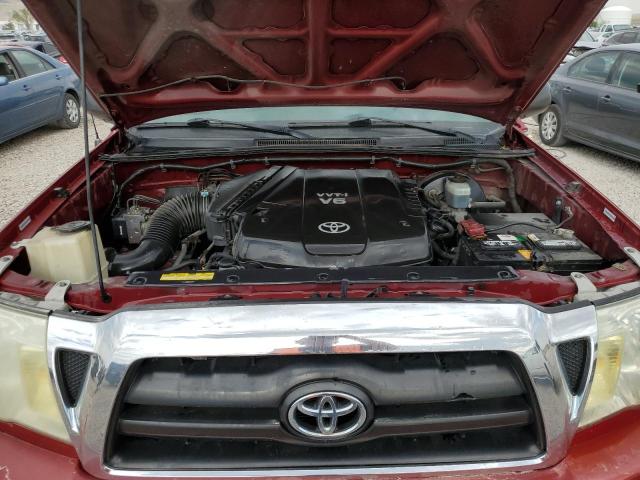 5TELU42N37Z395075 - 2007 TOYOTA TACOMA DOUBLE CAB 红色 照片 11