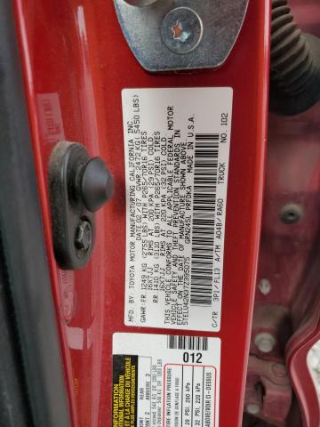 5TELU42N37Z395075 - 2007 TOYOTA TACOMA DOUBLE CAB 红色 照片 13