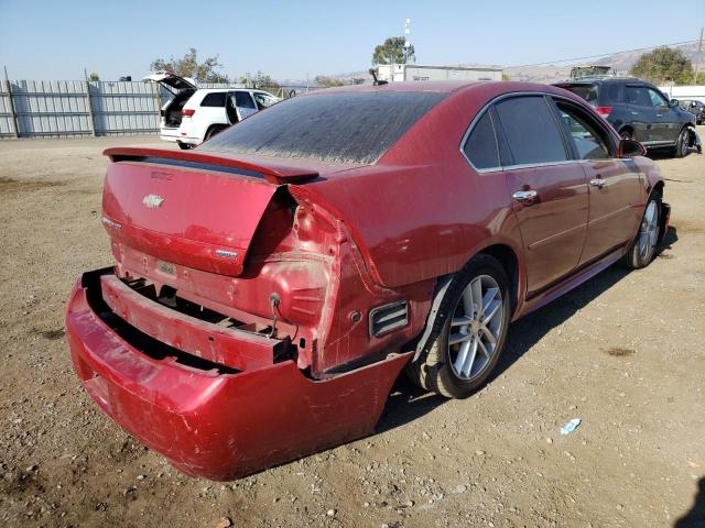 2G1WC5E3XF1162208 - 2015 CHEVROLET IMPALA LIM LTZ RED photo 4