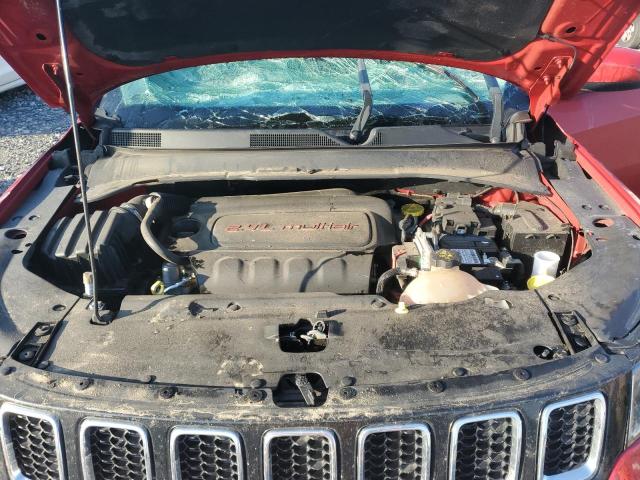 3C4NJCBB3JT181781 - 2018 JEEP COMPASS LATITUDE წითელი ფოტო 12