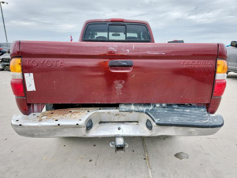 5TESN92N43Z190266 - 2003 TOYOTA TACOMA XTRACAB PRERUNNER მუქწითელი ფოტო 6