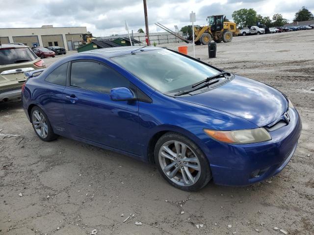 2HGFG21548H705713 - 2008 HONDA CIVIC SI BLUE photo 4