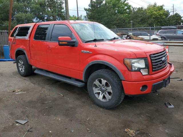 1FTFW1EF4CKE21949 - 2012 FORD F150 SUPERCREW RED photo 4