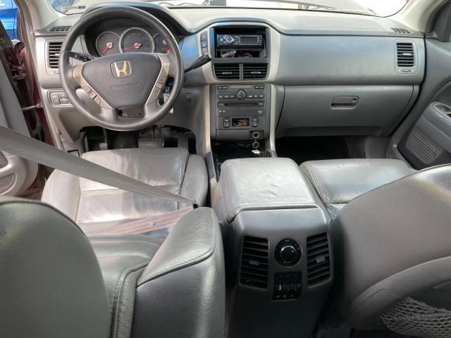 2HKYF18697H532313 - 2007 HONDA PILOT EXL MAROON photo 9
