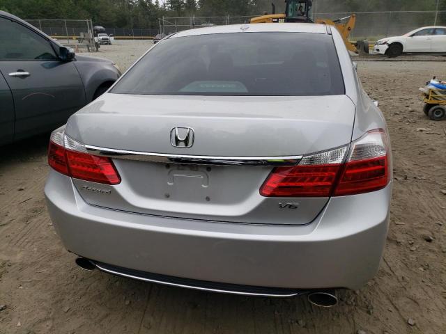 1HGCR3F8XDA044395 - 2013 HONDA ACCORD EXL SILVER photo 6