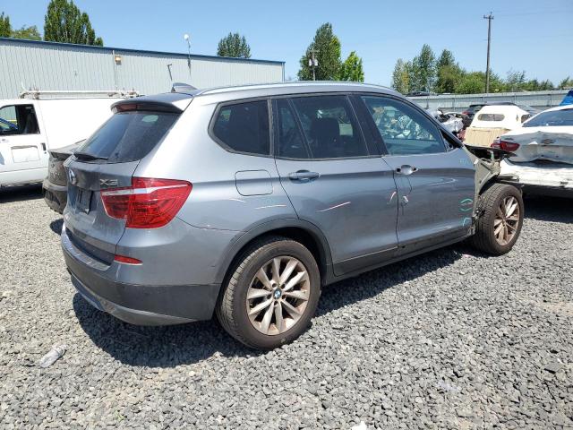 5UXWX9C55E0D23132 - 2014 BMW X3 XDRIVE28I GRAY photo 3