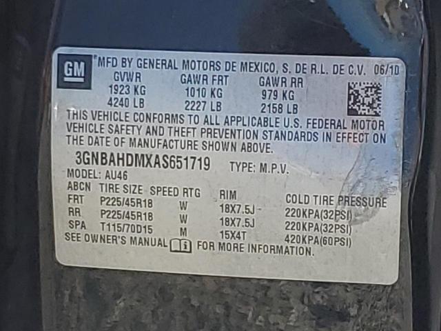 3GNBAHDMXAS651719 - 2010 CHEVROLET HHR SS 黑色 照片 13