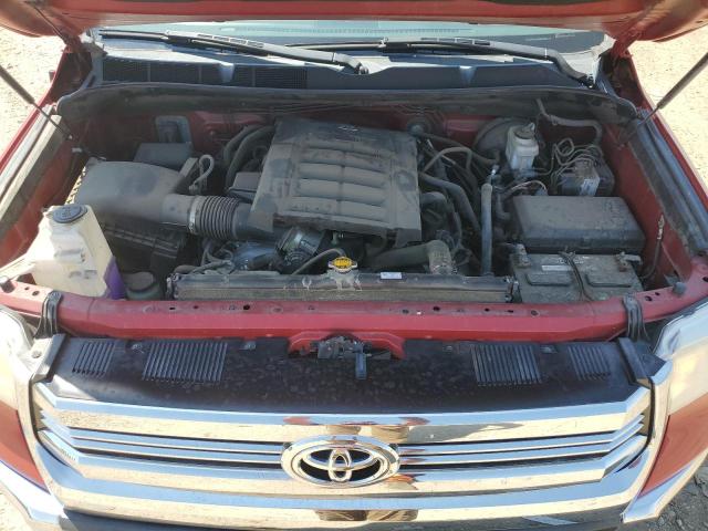 5TFUY5F16GX576605 - 2016 TOYOTA TUNDRA DOUBLE CAB SR/SR5 RED photo 11