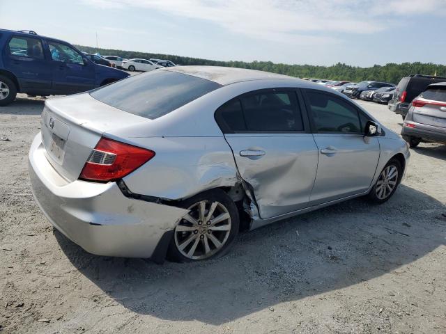 2HGFB2F87CH319801 - 2012 HONDA CIVIC EX SILVER photo 3