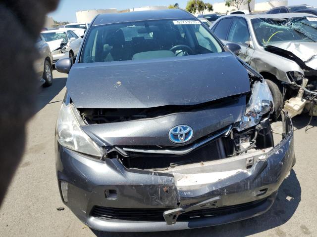 JTDZN3EU0E3339157 - 2014 TOYOTA PRIUS V GRAY photo 5