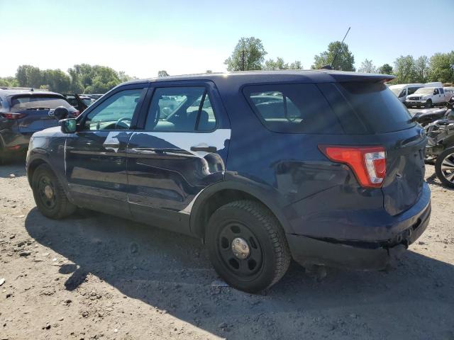 1FM5K8AR4HGC07873 - 2017 FORD EXPLORER POLICE INTERCEPTOR BLUE photo 2