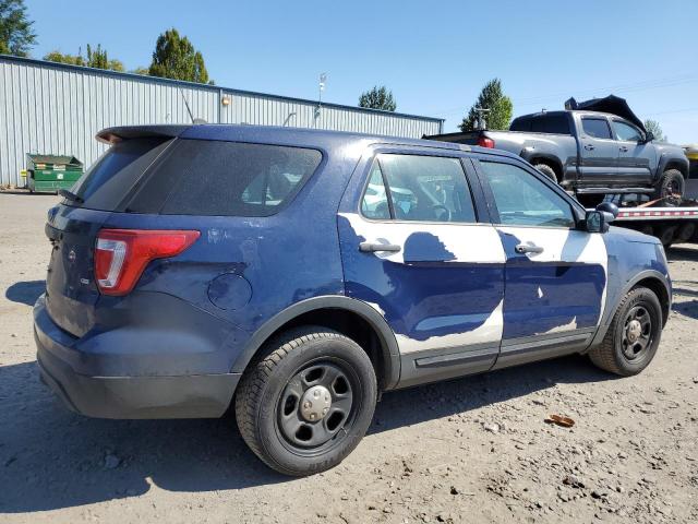 1FM5K8AR4HGC07873 - 2017 FORD EXPLORER POLICE INTERCEPTOR BLUE photo 3