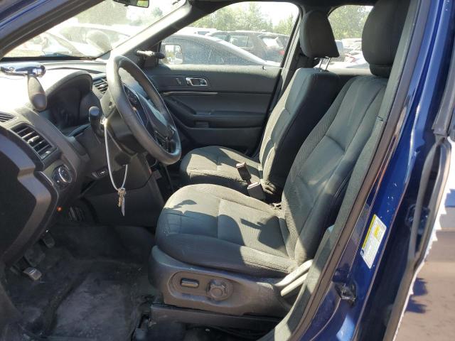 1FM5K8AR4HGC07873 - 2017 FORD EXPLORER POLICE INTERCEPTOR BLUE photo 7