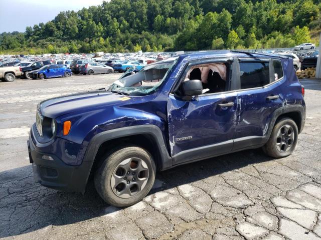 ZACCJBAB7HPF99913 - 2017 JEEP RENEGADE SPORT BLUE photo 1