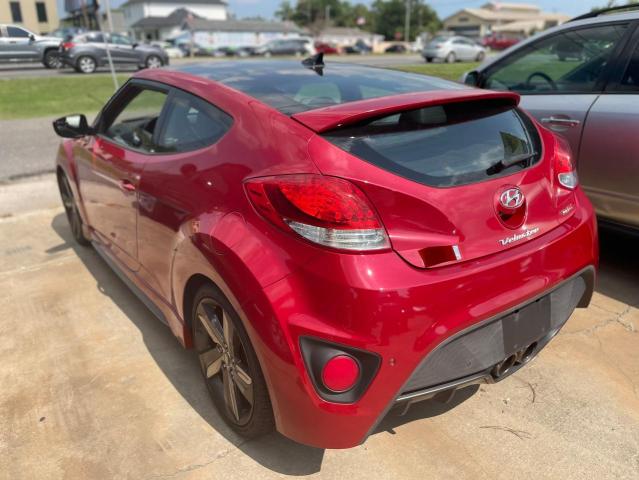 KMHTC6AE4FU240392 - 2015 HYUNDAI VELOSTER TURBO RED photo 3