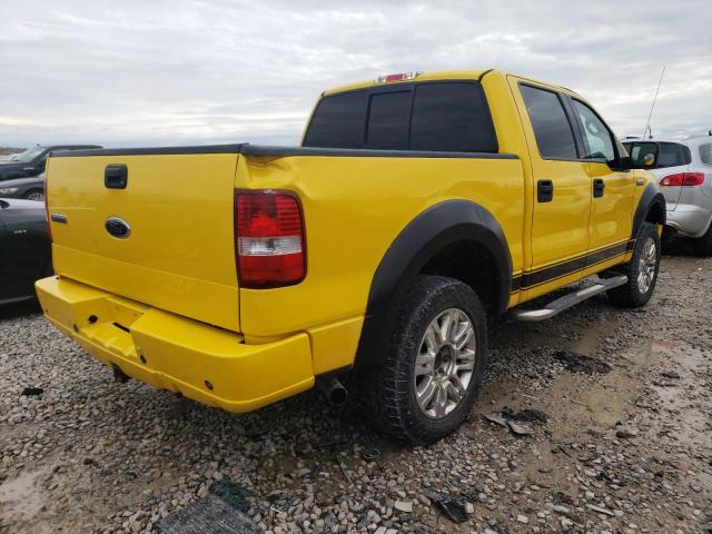 1FTPW145X4KB16812 - 2004 FORD F150 SUPERCREW YELLOW photo 3