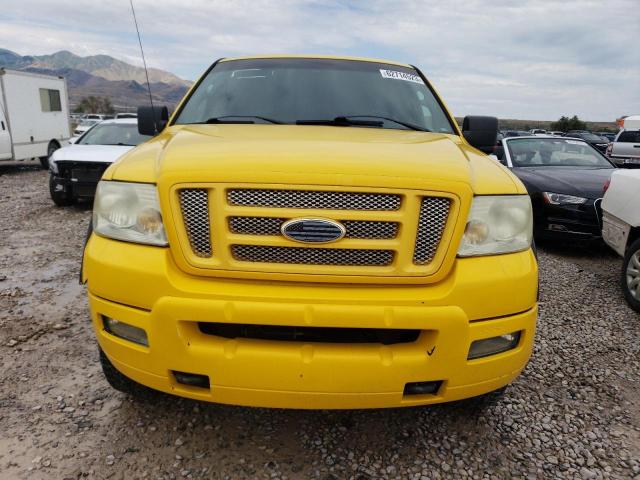 1FTPW145X4KB16812 - 2004 FORD F150 SUPERCREW YELLOW photo 5