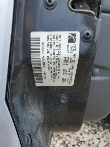 1G8AL52F73Z158050 - 2003 SATURN ION LEVEL 3 SILVER photo 12