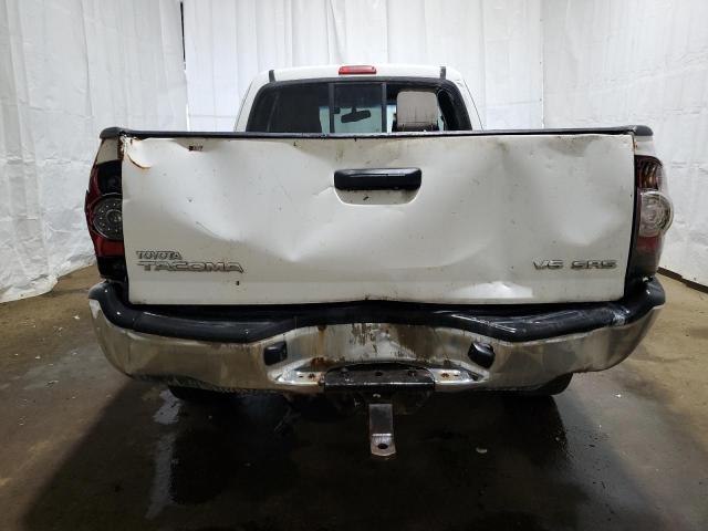 5TEUU42N39Z608520 - 2009 TOYOTA TACOMA ACCESS CAB WHITE photo 6