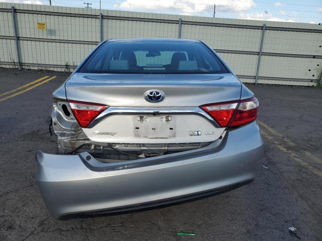 4T1BD1FK0GU195379 - 2016 TOYOTA CAMRY HYBRID SILVER photo 6