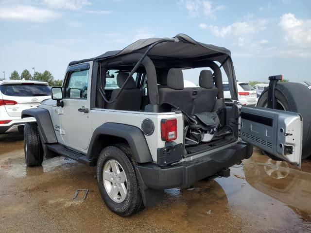 1C4AJWAG4CL253468 - 2012 JEEP WRANGLER SPORT SILVER photo 2