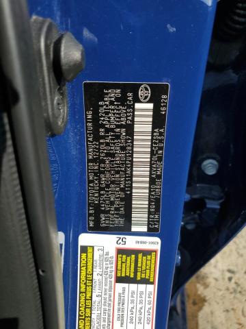 4T1S11AK4PU128347 - 2023 TOYOTA CAMRY SE NIGHT SHADE BLUE photo 13