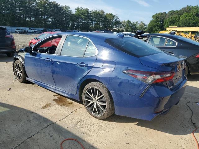 4T1S11AK4PU128347 - 2023 TOYOTA CAMRY SE NIGHT SHADE BLUE photo 2