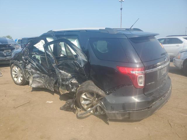 1FM5K8F81FGB95694 - 2015 FORD EXPLORER LIMITED BLACK photo 2