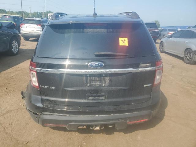 1FM5K8F81FGB95694 - 2015 FORD EXPLORER LIMITED BLACK photo 6