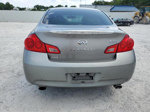 JNKBV61F77M818830 - 2007 INFINITI G35 GRAY photo 6