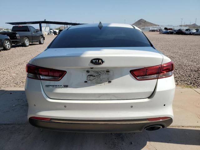 KNAGT4L35J5232923 - 2018 KIA OPTIMA LX WHITE photo 6