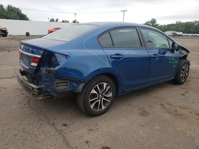 19XFB2F86EE084420 - 2014 HONDA CIVIC EX BLUE photo 3