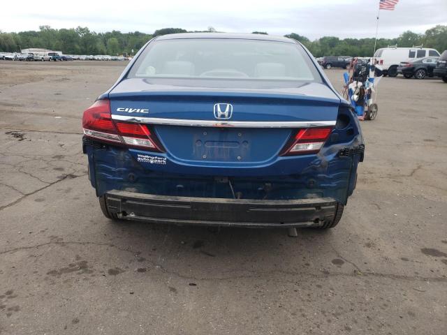 19XFB2F86EE084420 - 2014 HONDA CIVIC EX BLUE photo 6