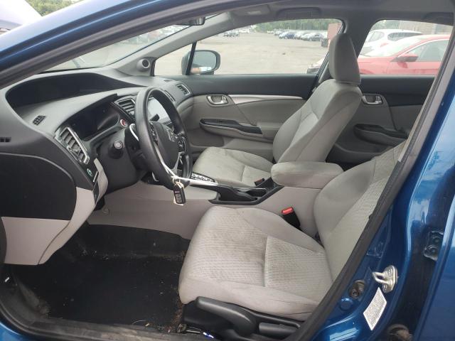 19XFB2F86EE084420 - 2014 HONDA CIVIC EX BLUE photo 7