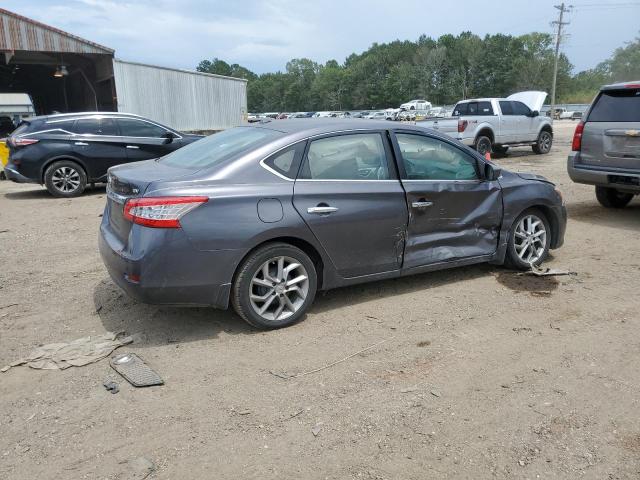 3N1AB7AP1FY290432 - 2015 NISSAN SENTRA S GRAY photo 3