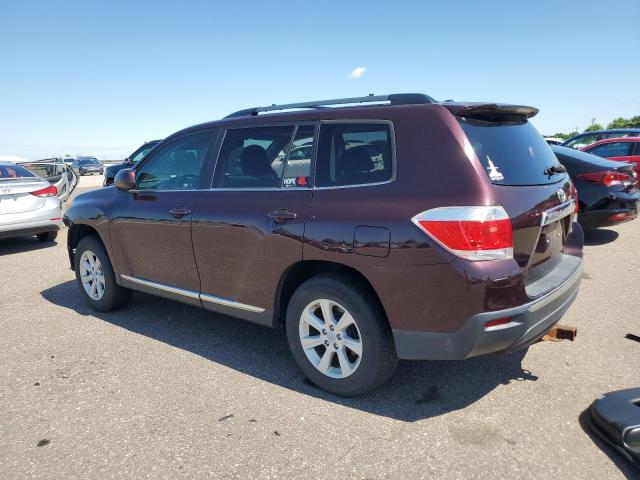 5TDBK3EH4BS073035 - 2011 TOYOTA HIGHLANDER BASE Каштановый фото 2