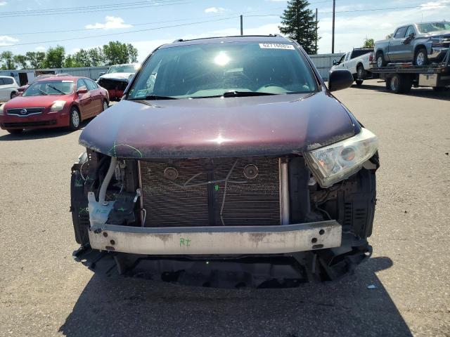 5TDBK3EH4BS073035 - 2011 TOYOTA HIGHLANDER BASE Каштановый фото 5