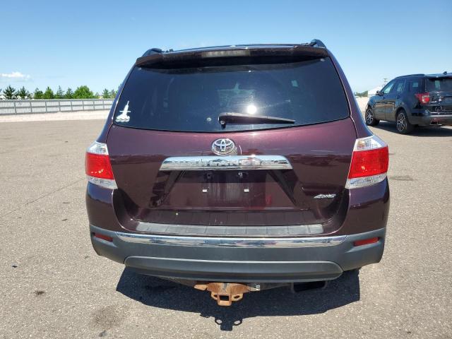 5TDBK3EH4BS073035 - 2011 TOYOTA HIGHLANDER BASE Каштановый фото 6