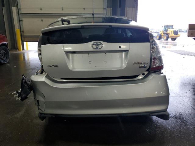 JTDKB20U767076803 - 2006 TOYOTA PRIUS SILVER photo 6