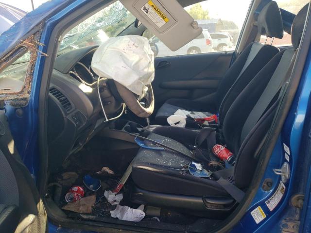 JHMGD38687S001553 - 2007 HONDA FIT S BLUE photo 7
