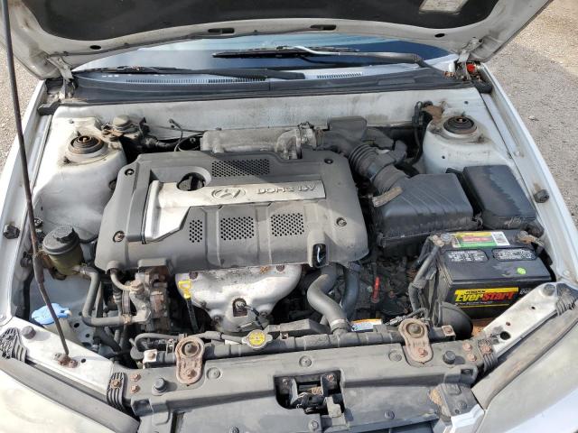 KMHDN46D36U377231 - 2006 HYUNDAI ELANTRA GLS SILVER photo 11