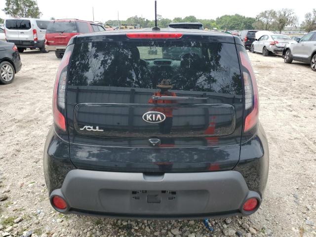 KNDJN2A26F7234175 - 2015 KIA SOUL BLACK photo 6