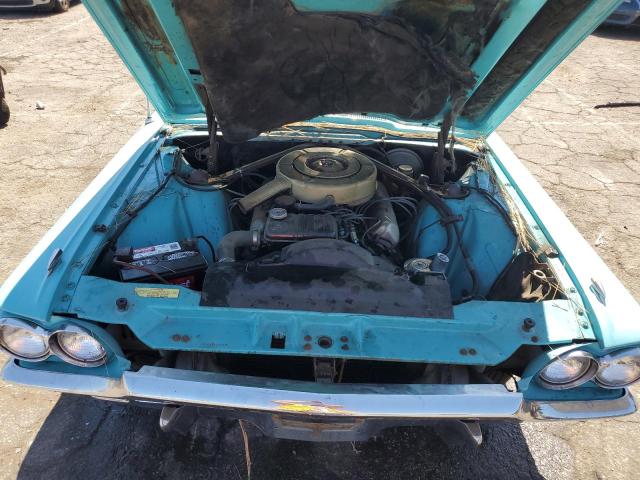 4Y83Z156445 - 1964 FORD THUNDERBIR TEAL photo 11