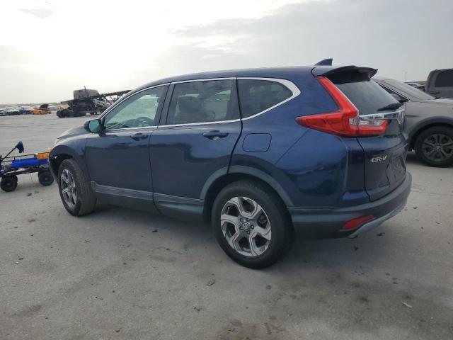 7FARW1H54JE045834 - 2018 HONDA CR-V EX BLUE photo 2