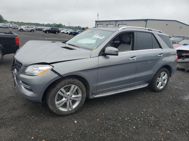 4JGDA5HB2EA382398 - 2014 MERCEDES-BENZ ML 350 4MATIC GRAY photo 1
