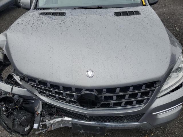 4JGDA5HB2EA382398 - 2014 MERCEDES-BENZ ML 350 4MATIC GRAY photo 12