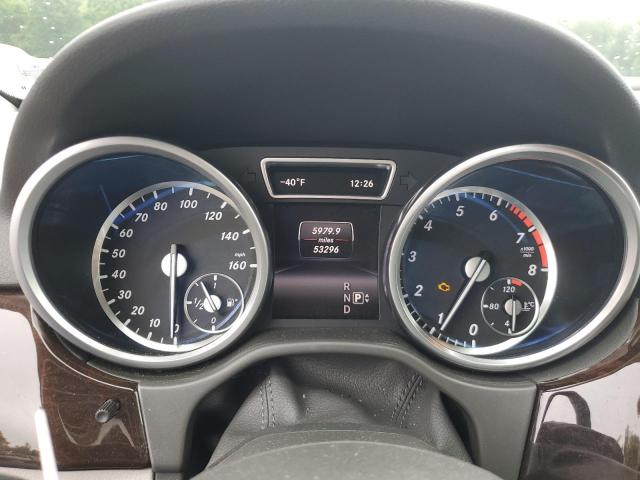 4JGDA5HB2EA382398 - 2014 MERCEDES-BENZ ML 350 4MATIC GRAY photo 9