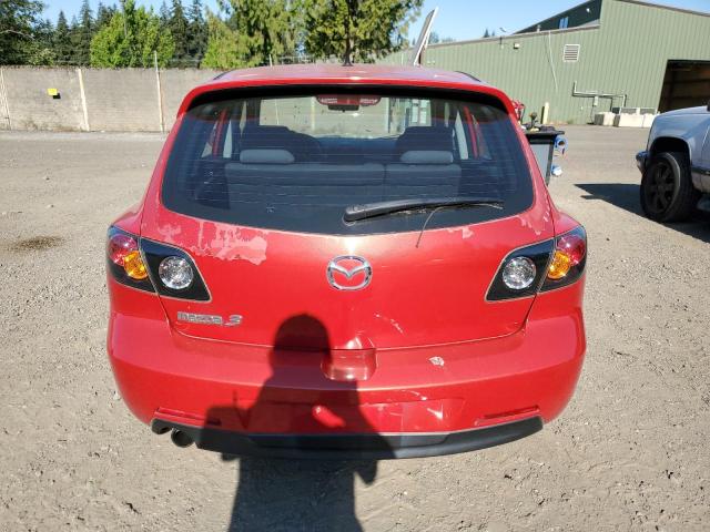 JM1BK343751333208 - 2005 MAZDA 3 HATCHBACK RED photo 6