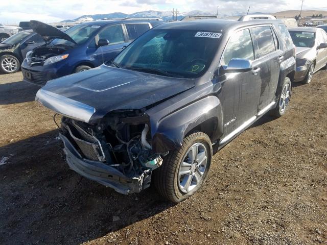 2GKFLZEK1F6235785 - 2015 GMC TERRAIN DENALI BLACK photo 2